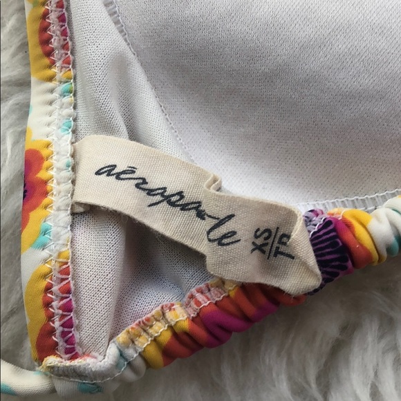 Aeropostale Floral Polka Dot Bikini - XS - Picture 5 of 10